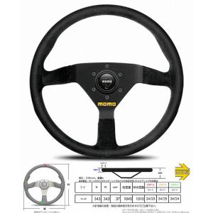 MOMO（モモ） MOMOモモステアリングFIGHTEREVOLEATHER&WOOD/ファイター