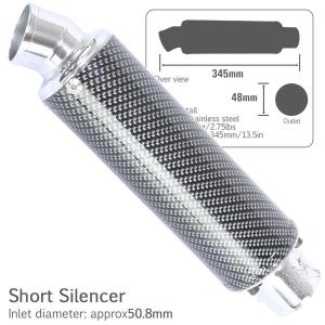 全国送料無料 汎用 60.5Φ ステンレス スリップオン マフラー GP