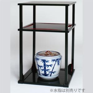 好日棚 即中斎好写 中村宗悦作 茶道 茶道具 棚 溜塗 格子棚 障子付 表