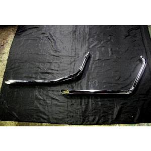 ショベル マフラー 社外 中古 バイク 部品 ハーレー ワンオフ アップ