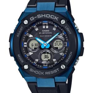 G-STEEL G-SHOCK 電波 ソーラー ミドルサイズ ブラック GST-W300G
