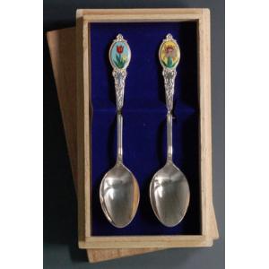 本七宝・誕生花スプーン5本入・銀製品・銀食器 : 銀食器・銀製器の老舗