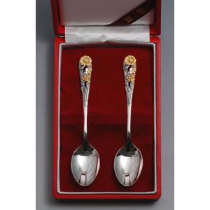 銀製カトラリー「鶴亀」スプーンセット : 銀食器・銀製器の老舗上田