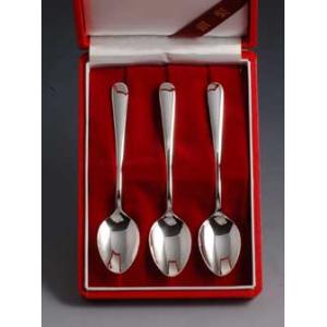 銀食器カトラリー「四君子」スプーン3本セット・銀製品・ : 銀食器