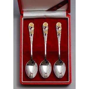 銀食器カトラリー「ニュークラウン」スプーン2本セット・銀製品・ : 銀