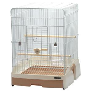 HOEI （大型）鳥かご 915オウムステンレス ブラウン 本州四国送料