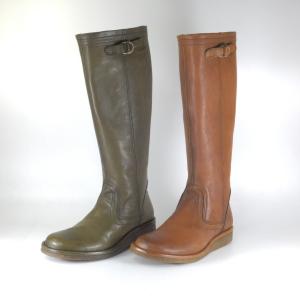 cava cava（サヴァサヴァ） ロングブーツ 7305419 防滑ソール 本革