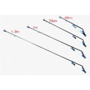 旗棒 730ミリ ゼファー400 バリオス ZRX400 ジェイド ホーク2 XJR400