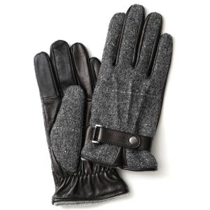 KURODA（クロダ） ヤギ革 手袋 メンズ スマホ対応 カシミヤ50％裏地