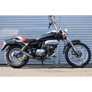 ホンダ（HONDA） ステンレス製ツインスラッシュカットWマフラー/マグナ