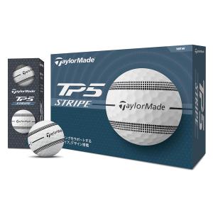 TaylorMade（テーラーメイド） TP5 ストライプ 2024 ゴルフ ボール 1
