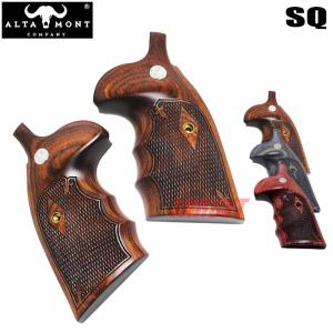 アルタモント S&W Nフレーム スクエアバット用 木製グリップ