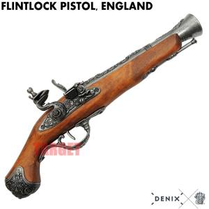 ☆DENIX フリントロックピストル ゴールド 1077/L (デニックス