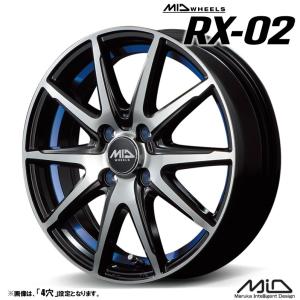 マルカサービス ホイール4本セット MID WHEELS RX-02 15インチ リム幅