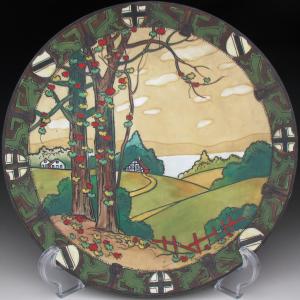 ノリタケ オールドノリタケ 金盛りジュール フライングスワン プレート