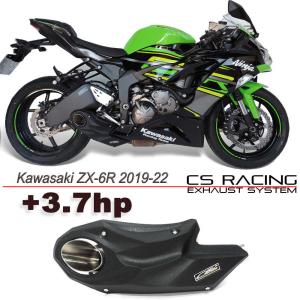 M4 Exhaust ZX-6R 2009-2026 フルエキ GP19 ブラック KA6982-GP19