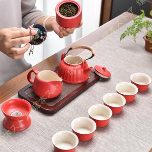 美濃焼 玉露茶器セット 機能的で使いやすい小ぶりのメッシュの網付宝瓶