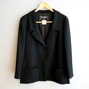 CHANEL（シャネル） コート #40 グレー ファー抜け 1997年秋冬 ウール