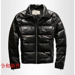 BREATH ダウンジャケット ダウン TRANSFER LEATHER DOWN メンズ