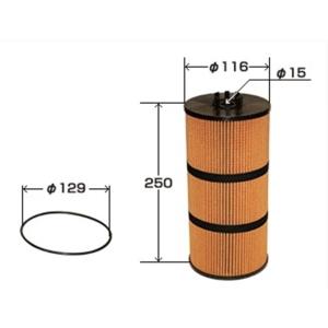 三菱ふそう 三菱ふそう(FUSO) MX948904 オイルフィルター エンジン型式