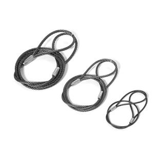 オーエッチ工業(OH工業) アルミロック玉掛ワイヤー 1本 12mm×2m JLW12