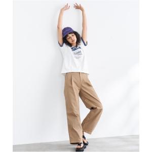 チノパン タック入りワイドチノパン レディース : ZOZOTOWN Yahoo!店