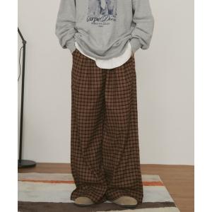 ギンガムチェック ワイドパンツのおすすめ人気商品一覧 通販 - Yahoo