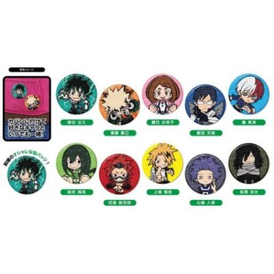 僕のヒーローアカデミア 刺繍CANバッジ 全10種 缶バッジ 少年ジャンプ