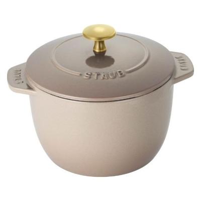 LOHACO - ストウブ Staub ラ ココット de GOHAN L リネン ブラスノブ