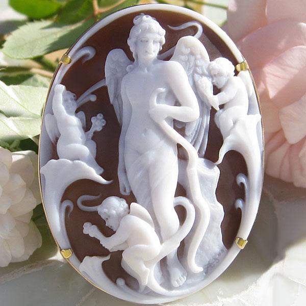 CAMEO（カメオ） 特別価格 Agostino Centobelli作 シェルカメオ K18