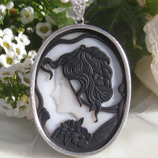 CAMEO（カメオ） 希少 ドイツ Idar Oberstein産 ストーンカメオ