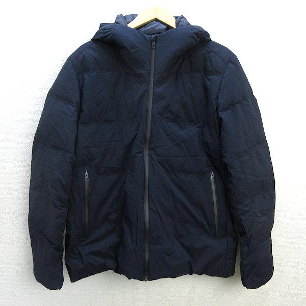 k□ユニクロ/UNIQLO 311-419989 シームレスダウンパーカ【XL】紺/MENS