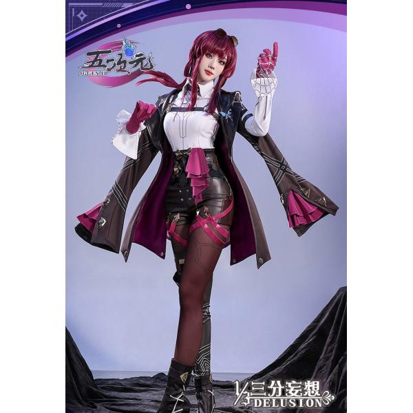 三分妄想 崩壊スターレイル コスプレ 崩スタ カフカ 衣装 ※ウィッグ 靴