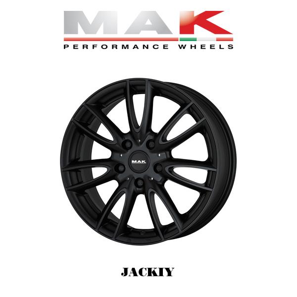 ホイール4本セット』MAK WHEELS JACKIY Matte Black 17×7.0J 4H 100 +