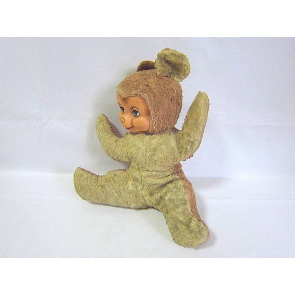 ビンテージ50's☆ラバーフェイスベアドール☆200522h2-dollアニマル