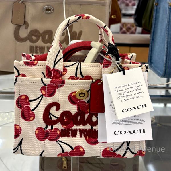 COACH（コーチ） さくらんぼ柄が可愛い COACH CCH32 カーゴ トート