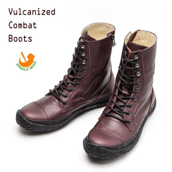 スピングルムーブ SPINGLE MOVE スムースレザー ミリタリーブーツ SPM
