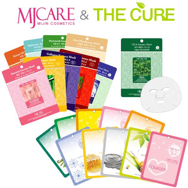 MIJIN CURE 選べる10種 シートマスクパック マスクシートパック 100枚