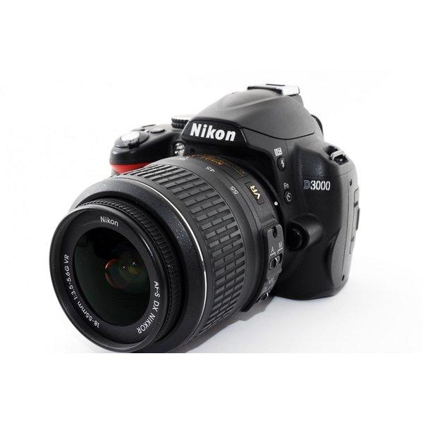ニコン（Nikon） Nikon D3000 レンズキット ブラック 美品 一眼レフ
