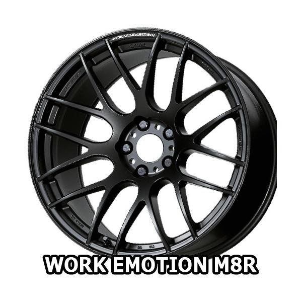 18×8.5J +30 5/114.3 ワークエモーション M8R (MBL) ワーク 18インチ