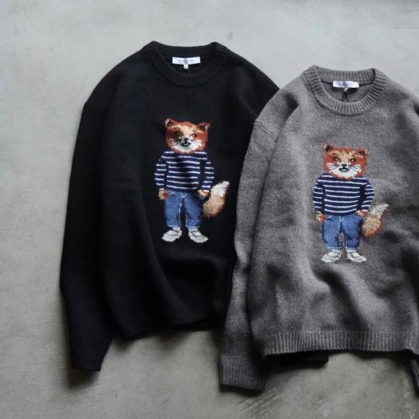 MAISON KITSUNE（メゾン キツネ） ニット セーター ドレスド