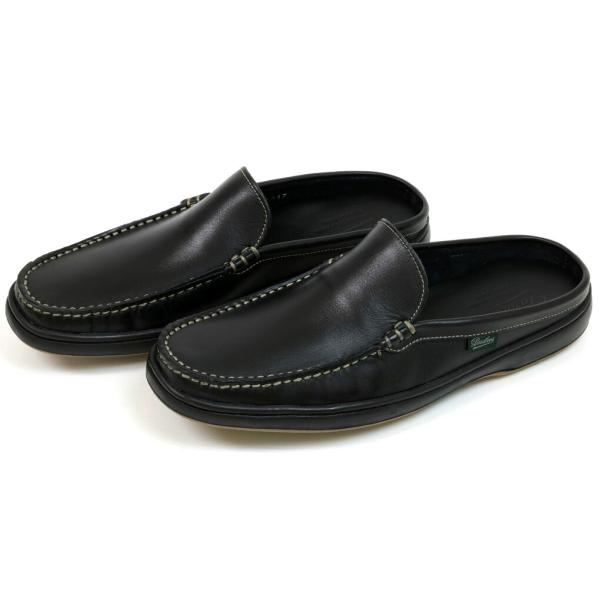 パラブーツ サボスリッポン アンシル ブラック （Paraboot ANCYL/ASTON