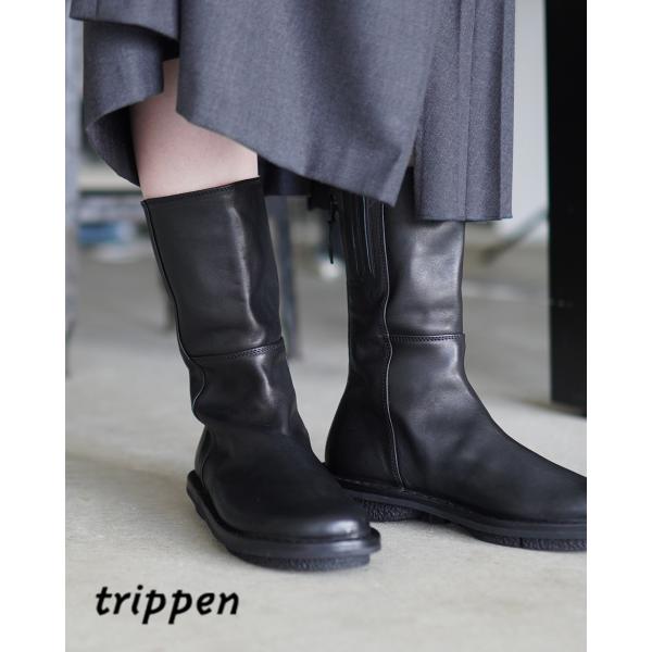 trippen（トリッペン） ミッド ブーツ MID サイド ジップ MID-BOOT