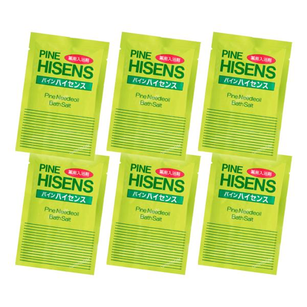 6個セット】高陽社 パイン ハイセンス 分包 50g x 6袋 薬用入浴剤 医薬