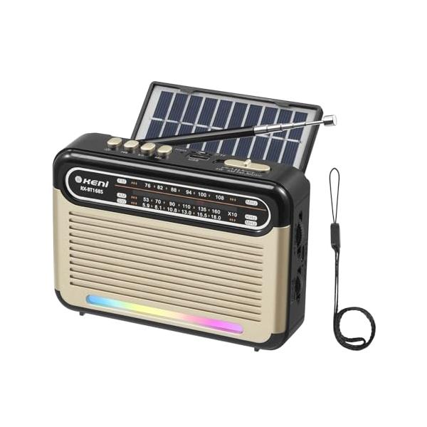 G keni ポータブルラジオ FM/AM/SW ラジオ USB/TFカード対応MP3