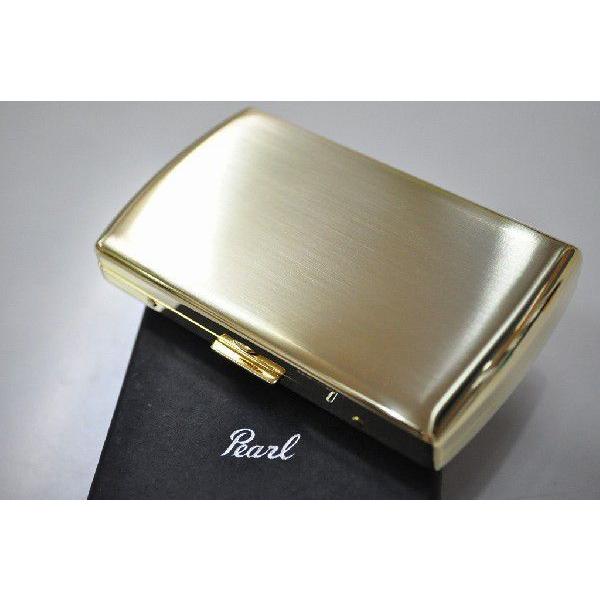 PEARL ゴールドサテン シガレットケース ヴィーナス 85mm 12本