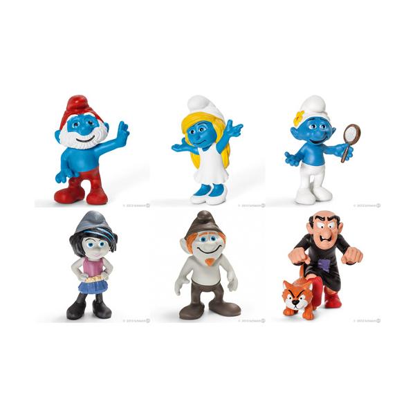 SMURF スマーフ 20754 〜 20759 2013年発売 3D映画シリーズ、第2弾、全