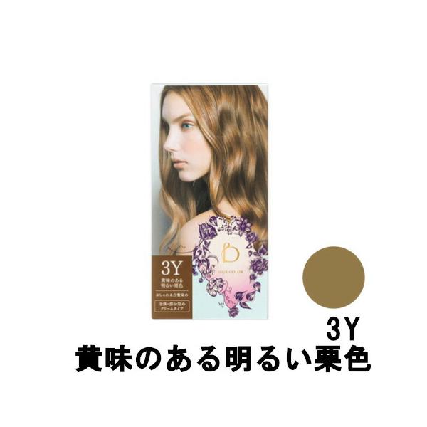 BENEFIQUE 資生堂 ベネフィーク ヘアカラー 3Y 黄味のある明るい栗色