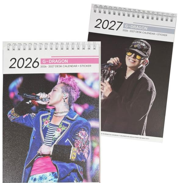 G-DRAGON ジードラゴン BIGBANG ビッグバン 2026 2027 卓上 カレンダー