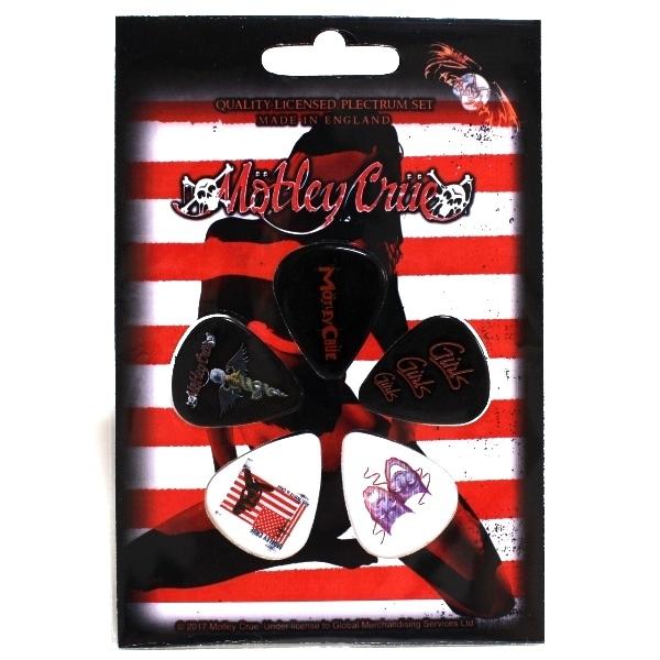 MOTLEY CRUE モトリークルー RED WHITE Guitar Picks オフィシャル